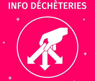 FLASH INFO // fermeture des déchèteries de Civaux et Lussac 4 février matin