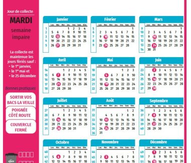 CALENDRIER DE COLLECTE 2026